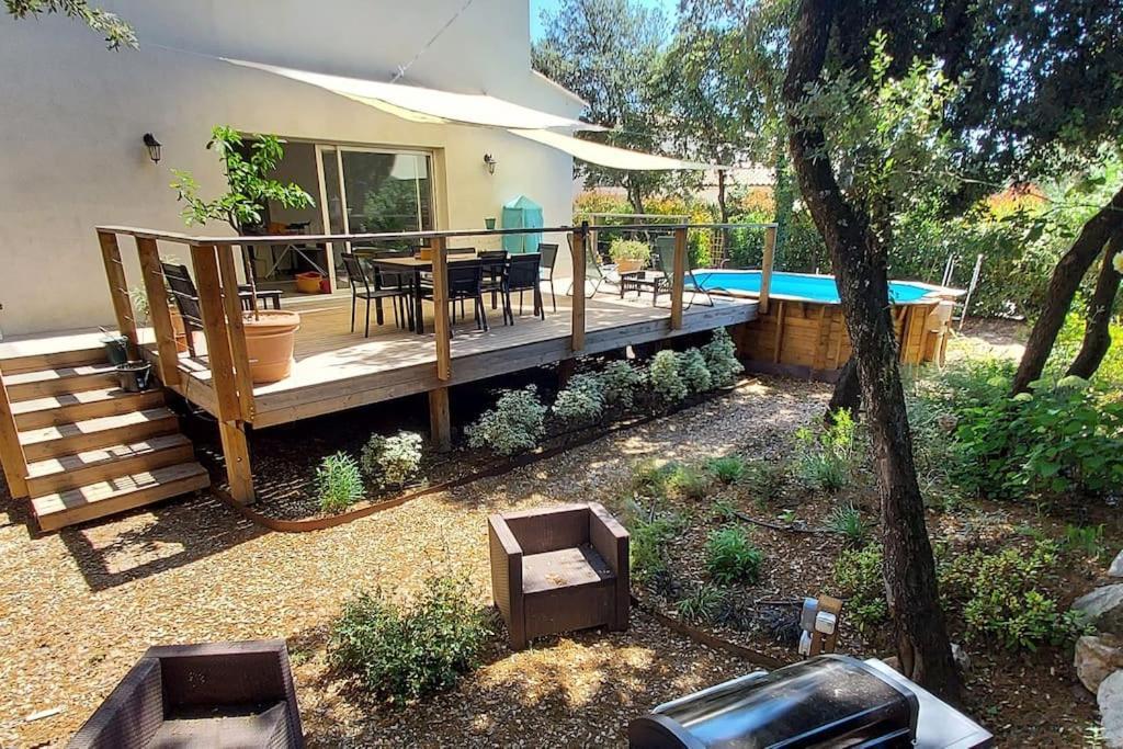 Villa Garrigue - Piscine, Parking, Maison Entiere Beaulieu  Exterior photo